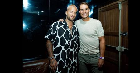 Rafa Nadal y Maluma