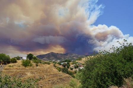 Incendio en Mijas.