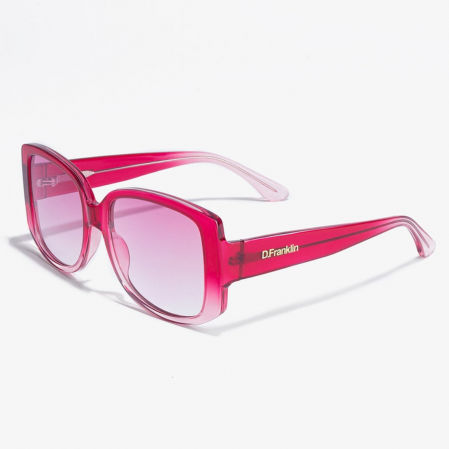 Gafas de sol de mujer D.Franklin de estilo París en color rosa