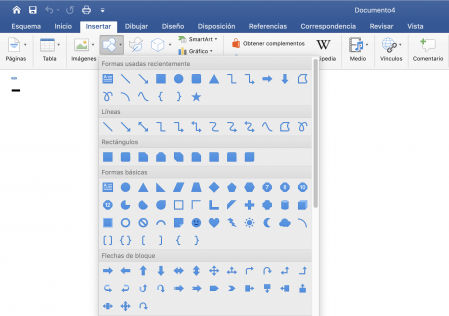 Símbolos que podemos añadir al esquema