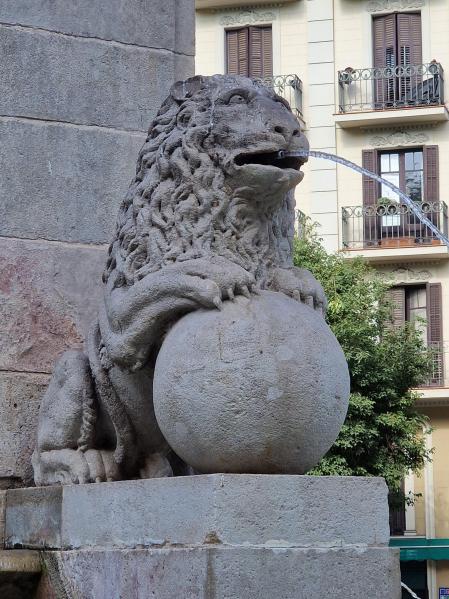 Fuente de Hércules Barcelona Passeig de Sant Joan