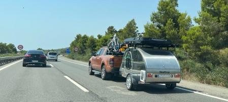 El remolque de un coche cambia su comportamiento en marcha&nbsp;