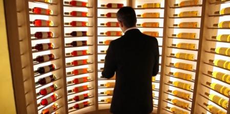 Bodega del restaurante Atrio