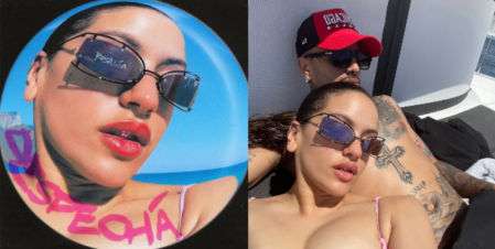 La portada del disco coincide con un selfie que se tomaron la cantante y su pareja.