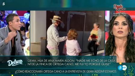 Gema Aldón hace público en 'Viernes Deluxe' el polémico mensaje que le mandó a Gloria Camila