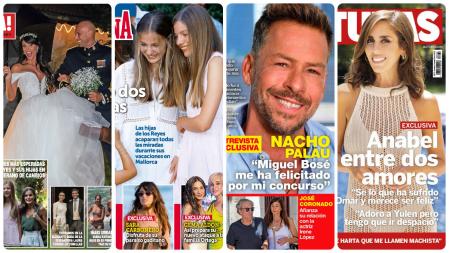 Sonia Ferrer, Leonor y Sofía, Nacho Palau y Anabel Pantoja protagonizan las portadas