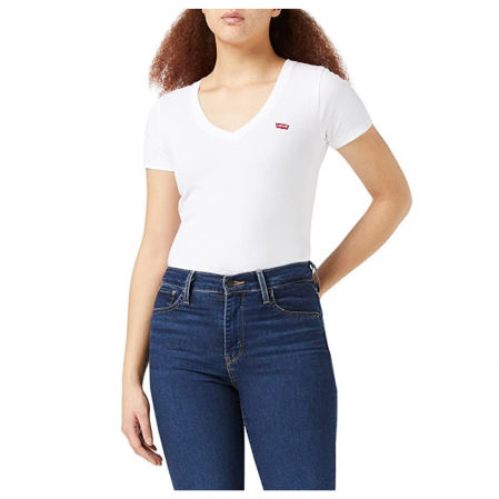 Levi's Vneck Caviar Camiseta de Manga Corta para Mujer