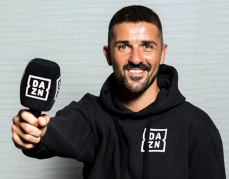David Villa ficha como comentarista de DAZN