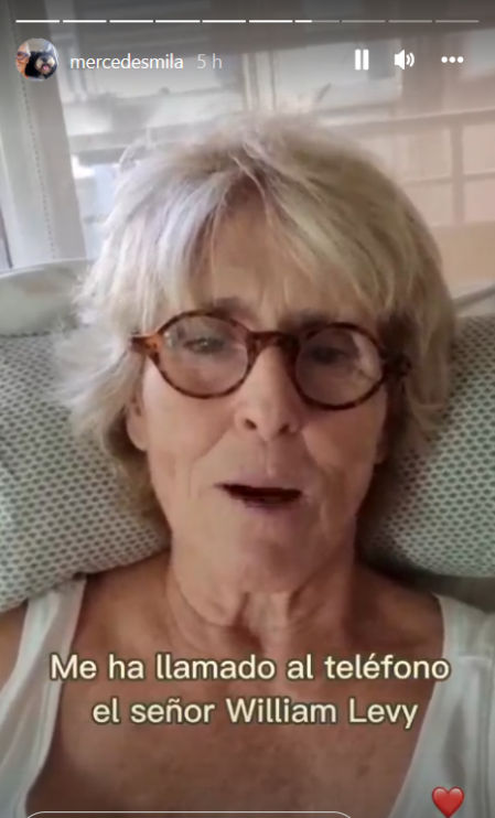 Mercedes Milá cuenta ilusionada que William Levy le ha llamado