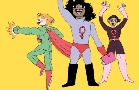 Detalle de 'Manual para superfeministas' de Mirion Malle