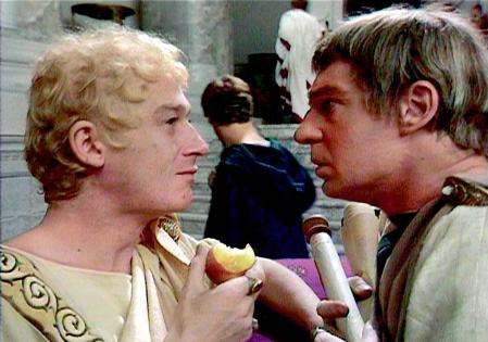 John Hurt y Derek Jacobi en 'Yo, Claudio'