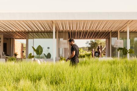 Pablo Carrizo en el restaurante Salvia