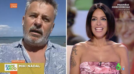 Miki Nadal y Lorena Castell en 'Zapeando'
