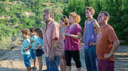 La família protagonista de la pel·lícula 'Alcarràs', dirigida per Carla Simón, interpretada per actors no professionals