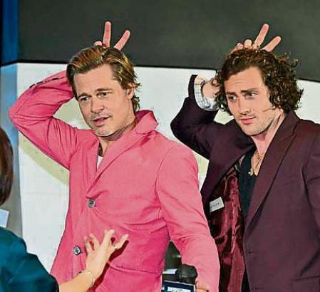 Brad Pitt y&nbsp; Aaron Taylor-Johnson&nbsp;
