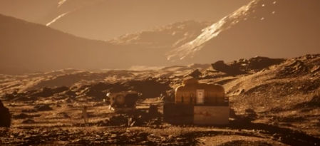 Dos artistas han creado este proyecto que enseña cómo sería la vida en el planeta rojo