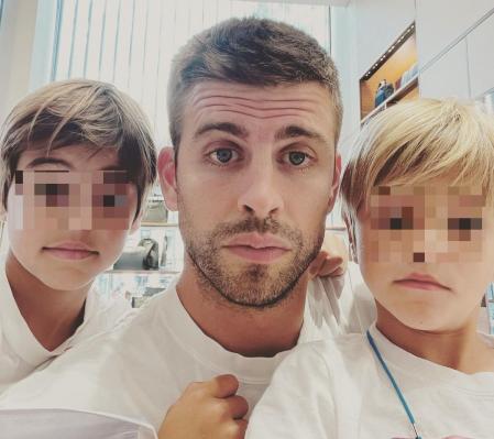 A Gerard Piqué le preocupa sobre todo el bienestar de sus dos hijos.