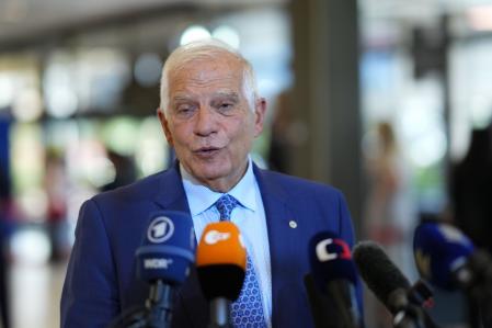 El Alto Representante de la UE para la Política Exterior y de Seguridad, Josep Borrell, en una comparecencia este martes