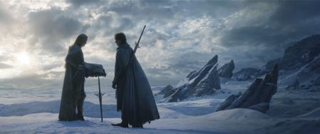 Una escena de 'Los anillos de poder'