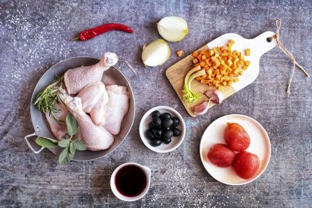 Pollo 'alla cacciatora' ingredientes