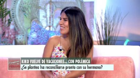 Isa Pantoja comenta las polémicas de Kiko Rivera en 'El programa del verano'