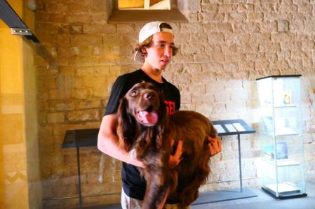 Pólux, en el monasterio de Pedralbes.