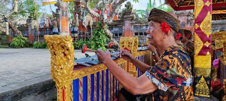 Instrumento musical tradicional balinés.