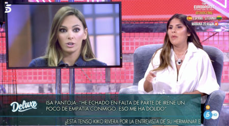 Isa Pantoja se ha sentado en el plató del programa presentado por María Patiño