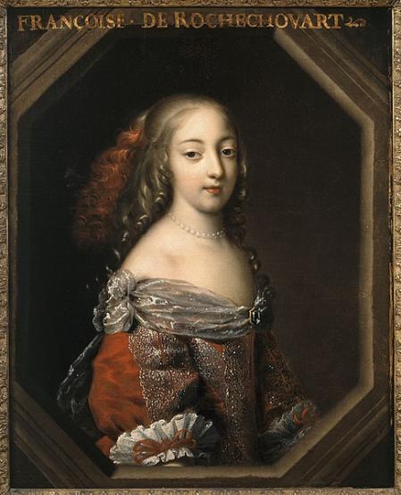 Retrato de madame de Montespan, taller de Henri y Charles Beaubrun, c. 1660.