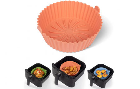 Olla de silicona para freidora de aire