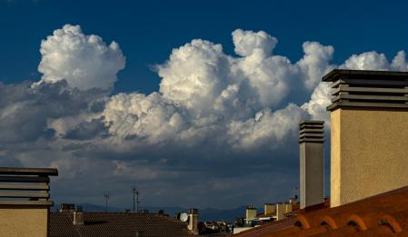 Los cumulonimbus en Vic.
