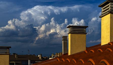 Los cumulonimbus en Vic.