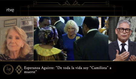 'Lazos de sangre': Esperanza Aguirre cree que la historia de amor entre Carlos y Camilla es 