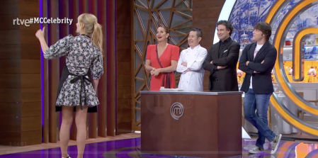 Momento en que Patricia Corte le da el corte definitivo a Manu Baqueira para que deje de ligar con ella en 'MasterChef Celebrity 7'