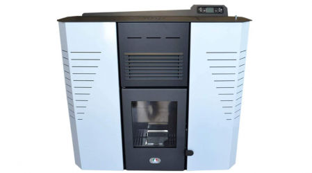 Estufa de pellets de 17 kW canalizada