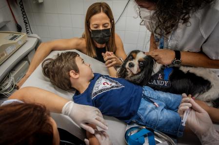 Con Nico, de 3 años