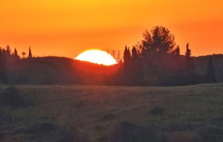 Amanecer calimoso en Mijas.