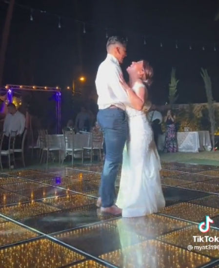 Pablo y Melissa bailando