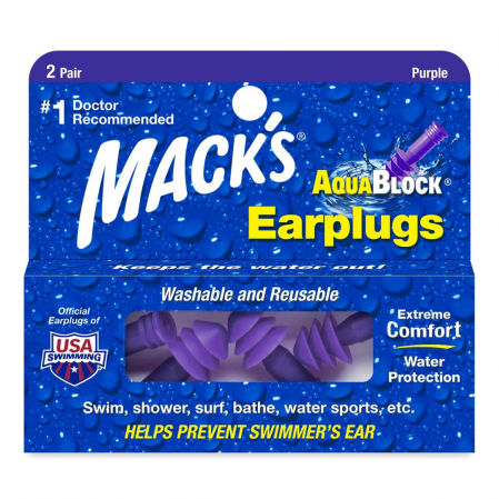 Macks Aqua Block - Tapones para los oídos para natación