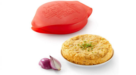 Lékué molde de silicona para hacer tortilla de patatas al microondas