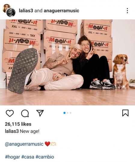 Víctor Elías y Ana Guerra ya viven juntos.