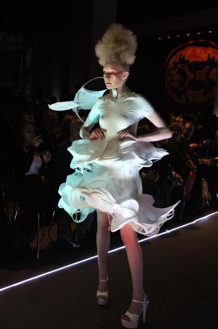 Este vestido se exhibió en el Museo V&A de Londres