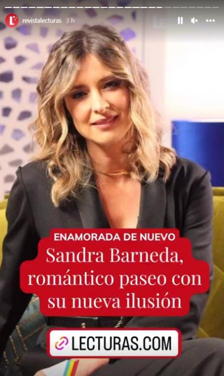 'Lecturas' ha sido la primera en captar las imágenes de Sandra Barneda con una nueva acompañante.