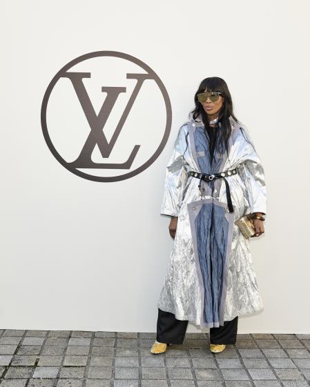 Naomi Campbell en el desfile de Louis Vuitton en la Semana de la Moda de París