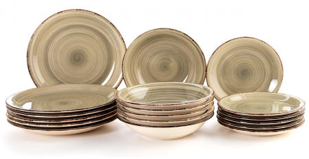 Quid Vajilla Completa Moderna de Porcelana para 6 Personas