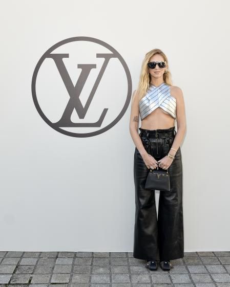 Chiara Ferragni en el desfile de Louis Vuitton en la Semana de la Moda de París