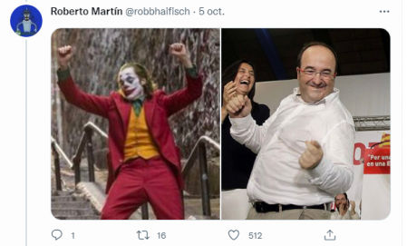 Bailarín como Iceta