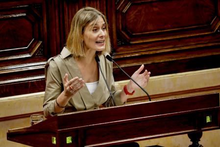 Jéssica Albiach en el Parlament de Catalunya