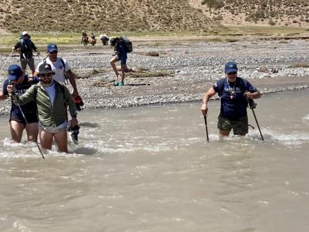 En febrero de 2022 volvió al lugar del accidente