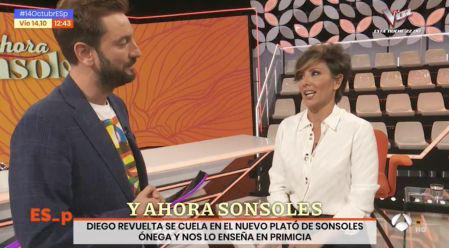 Sonsoles se ha mostrado muy emocionada en su nuevo plató